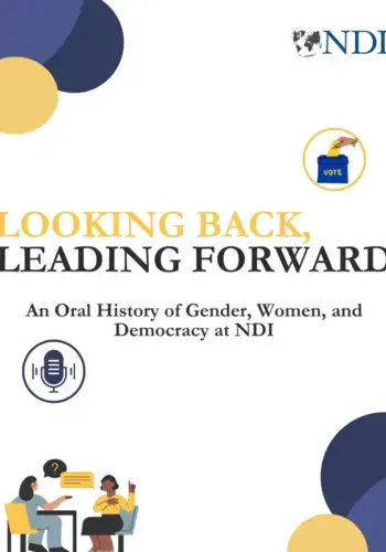 an oral history of gender women and democracy at NDI