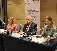 NDI Press Conference in Georgia 