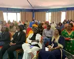 Women MPs from all parties in Senegal take part in a bootcamp working session.
