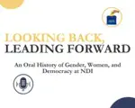 an oral history of gender women and democracy at NDI