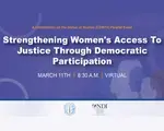 International Women’s Day: Strengthening Women’s Access to Justice through Democratic Participation