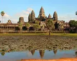 Angkor Wat, the front side of the main complex, photographed in the late afternoon Credit: Bjørn Christian Tørrissen