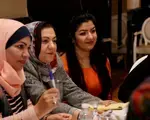 Iraqi women from newly liberated province