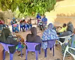 Neighborhood-based discussion on preventing violent extremism in Tengrela on February 13, 2023