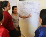 CNRP representatives collaborate in SILAKA&#039;s Training of Trainers, held February 7th-12th in Phnom Penh