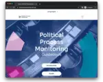 Screenshot of Political Process Monitoring Guide website