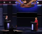 Trump and Clinton at First Presidential Debate of 2016