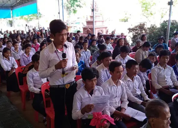 Inter-Commune Forum on citizen's participation in democratic development held on December 29, 2016 in Banteay Meanchey, Cambodia.
