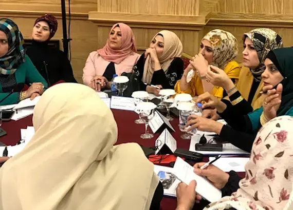 WAB members from Anbar. Photo credit: NDI-Iraq. 