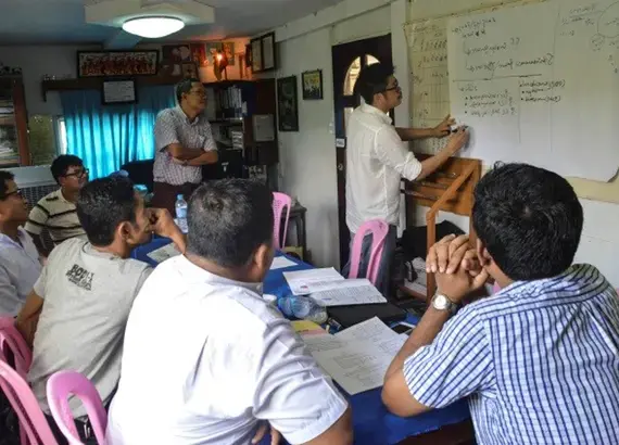 People’s Alliance for Credible Elections (PACE) holds a workshop on election observation methodology ahead of the Bago municipal election in Myanmar