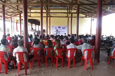 ADHOC voter sensitization training on October 29, 2016, in Prek Svay village, Tmor Don Pov Commune, Tmor Bang District, Koh Kong