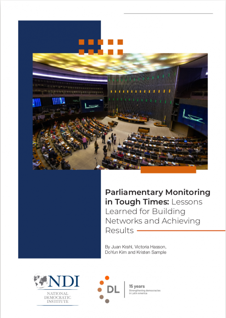 Parliamentary Monitoring in Tough Times: Lessons Learned for Building Networks and Achieving Results